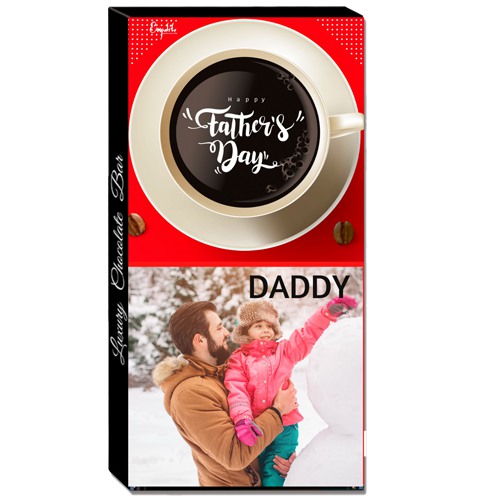 Scrumptious Personalize Chocolate Gift for Dad