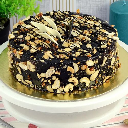 Enjoyable Chocolate Fruit N Nut Cake