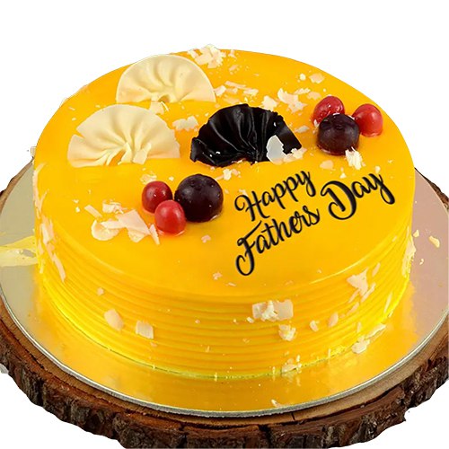 Irresistible Mango Cream Cake for Fathers Day