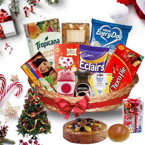 Sizzling Christmas Treasure Basket