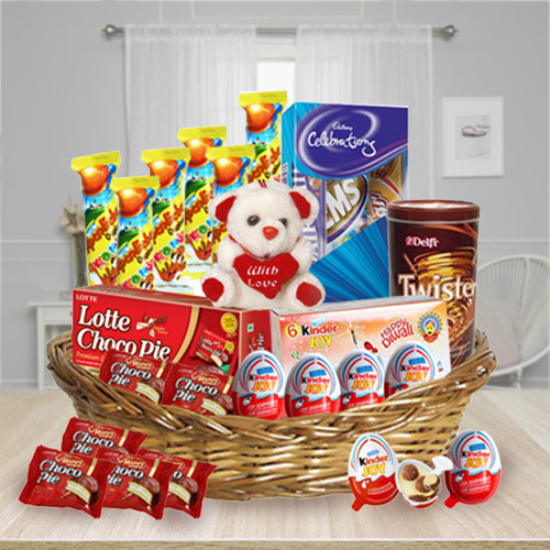 Special Kids Chocolates Basket