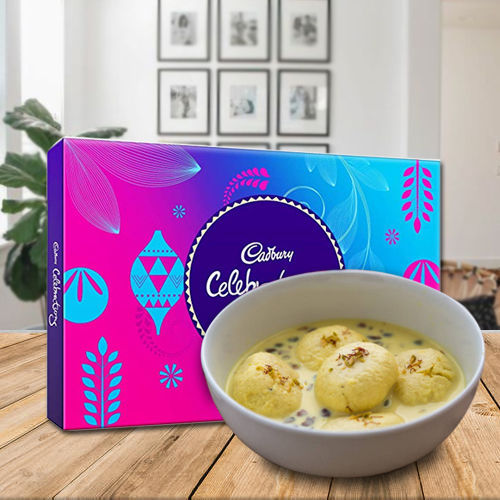 Superb Ras Malai with Assorted Chocolates