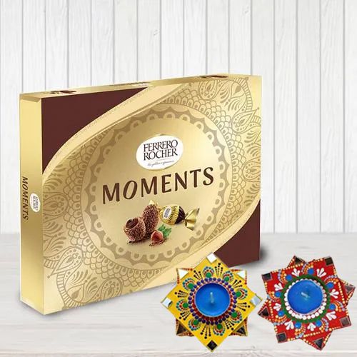 Delicious Ferrero Rocher Moments with Twin Dot Mandala Art Diya