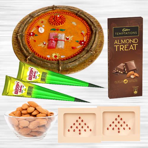 Exclusive Karwa Chauth Pooja Hamper with Cadbury Chocolate