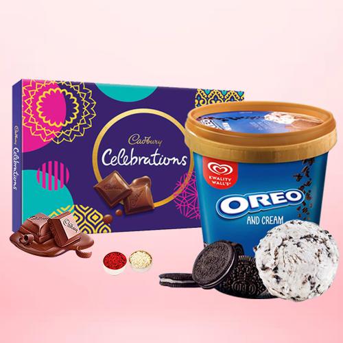 Yummy Cadbury Celebration with Kwality Walls Oreo Ice Cream