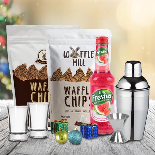 Crispy Waffle Chips Hamper for Christmas