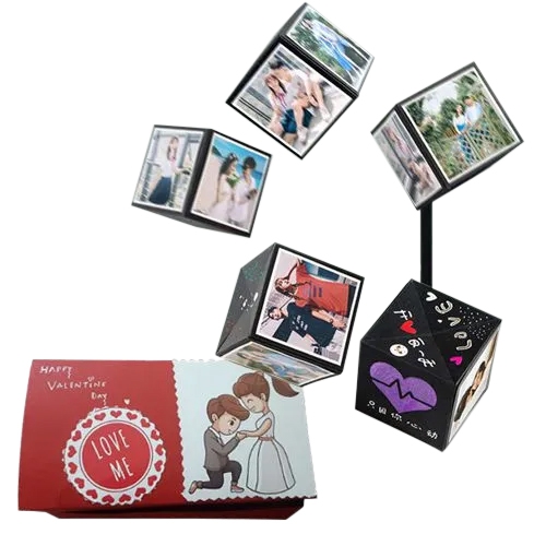 Spectacular Gift of Personalized Photo PopUp Box