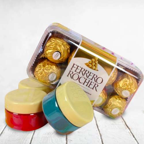 Mind Blowing Ferrero Rocher Chocolates with Herbal Holi Colours