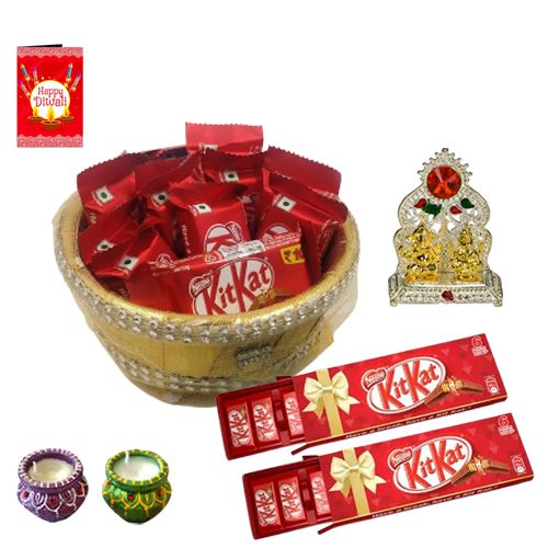 Tasty Kitkat Chocolates n Festive Decor Hamper