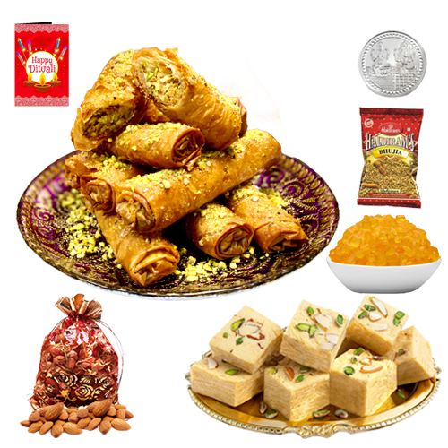 Mouth-watering Roll Baklava with Soan n Almond