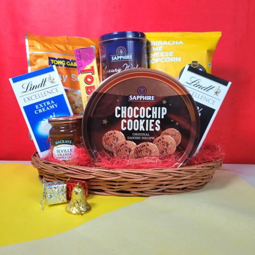 Yummy Christmas Cookies N Chocolates Hamper