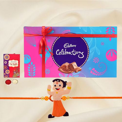 Kids Rakhi with Csadburys Chocolates