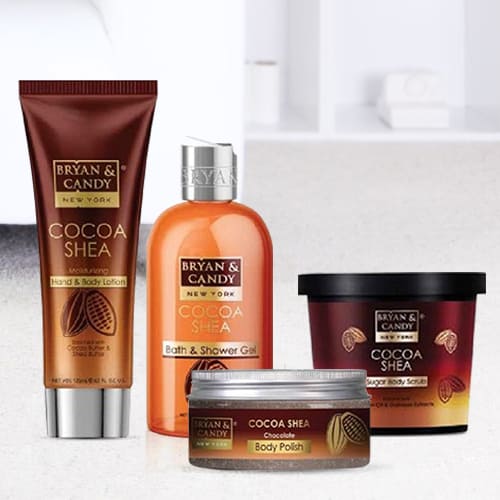 Exclusive Bryan N Candy New York Cocoa Shea Bath Tub Kit