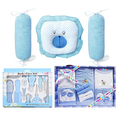 Remarkable New Born Baby Care Gift Hamper for Boys