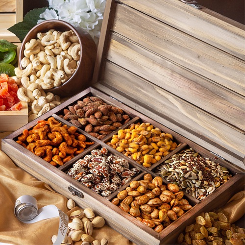 RawFruit Roasted Dry Fruits Premier Lid Box