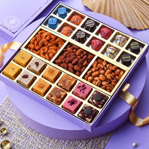 Yummy THOT Pack of Fudge Roasted Dry Fruits Choco