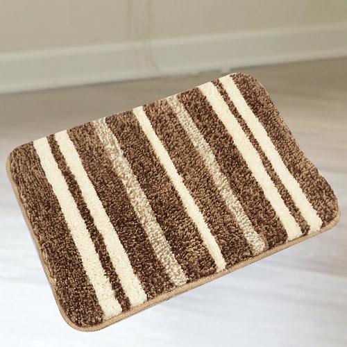 Glamorous Striped Bath Mat