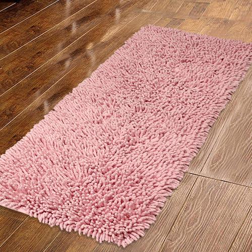 Premium Light Pink Plaid Runner