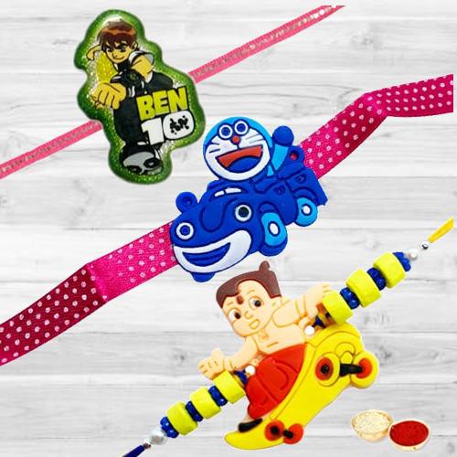 Three Rakhis for Mere Pyare Bhaiya