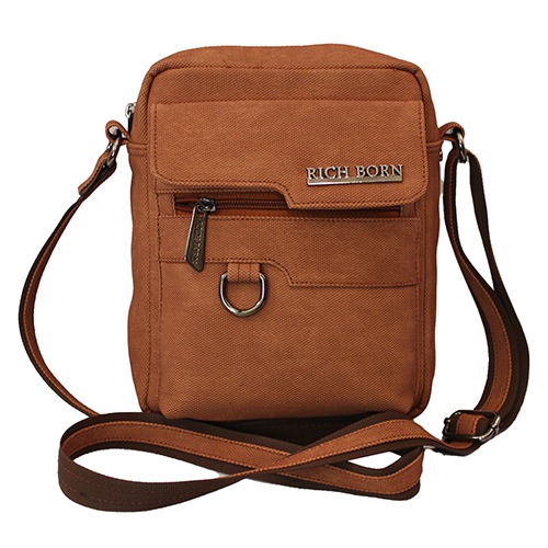 Smart Mens Sling Bag with Front Pockets