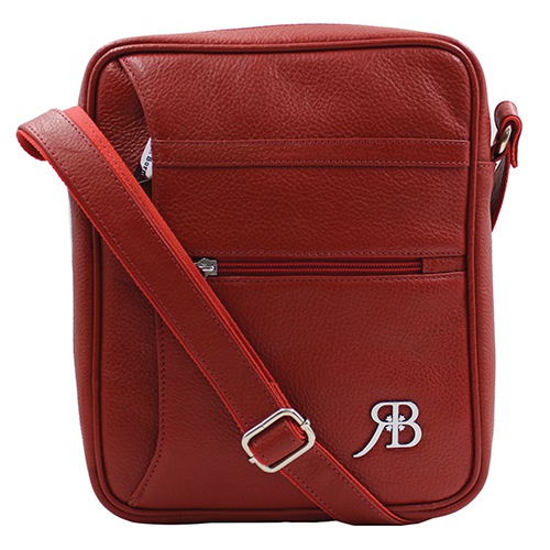 Spacious Mens Leather Sling for Daily Use