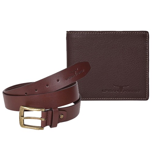 Premium Mens Wallet N Belt Combo Set from Urban Forest