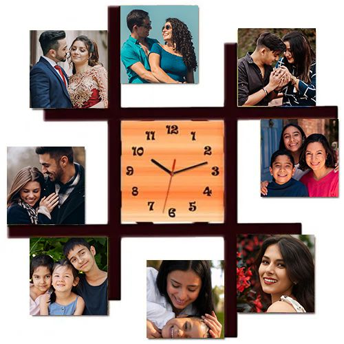 Amazing Personalized Photo Wall Clock