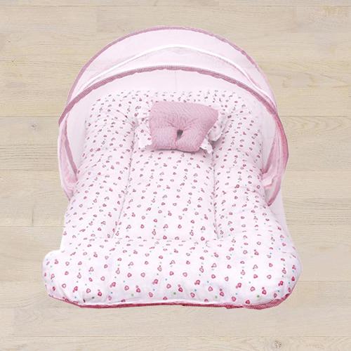 Exclusive Gift of Baby Sleeping Bag N Mosquito Net Bed