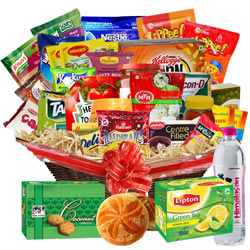 Brilliant Over the Top Breakfast Gift Basket