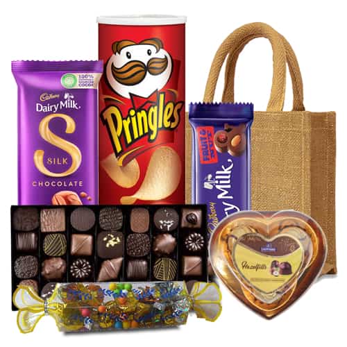 Wonderful Gourmets Hamper with Homemade Choco Delight
