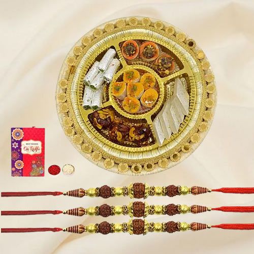 Rudrakhsha Rakhi n Pure Bliss of Sweetness