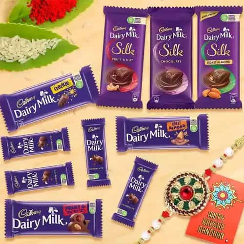 Assorted Cadbury Rakhi Gift for Brother