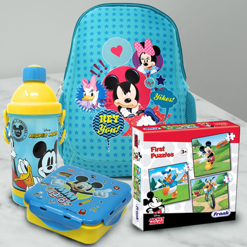Alluring Disney Mickey Mouse Fun Hamper for Kids