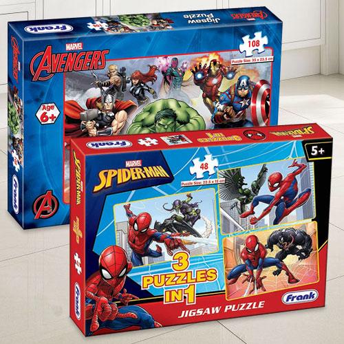 Exclusive Frank Marvel Spider-Man N Marvel Avengers Puzzle Set