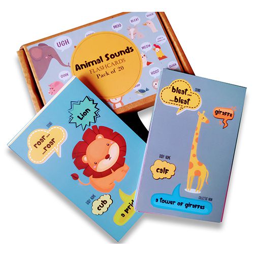 Sounds  N  Names Animal Learning Cards