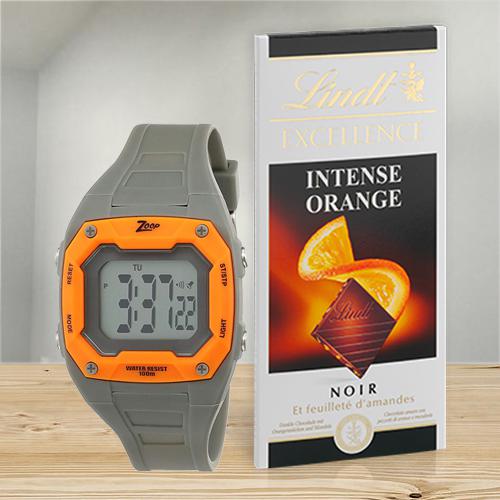 Marvelous Zoop Digital Watch N Lindt Excellence Chocolate