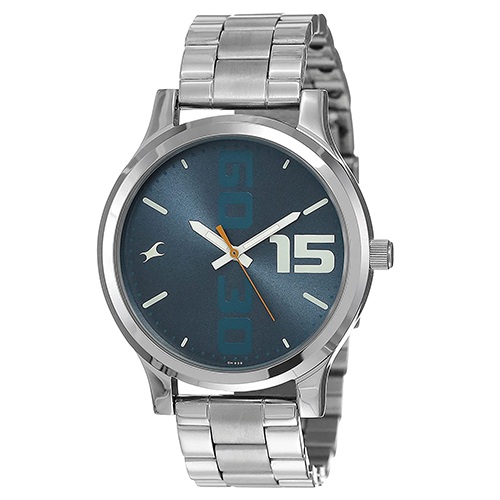 Dashing Fastrack Bold Analog Blue Dial Mens Watch