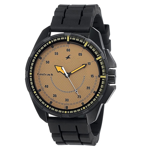 Elegant Fastrack Commando Analog Brown Dial Mens Watch