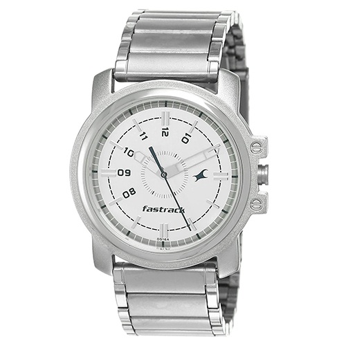 Impressive Fastrack Economy Analog White Dial Mens Watch